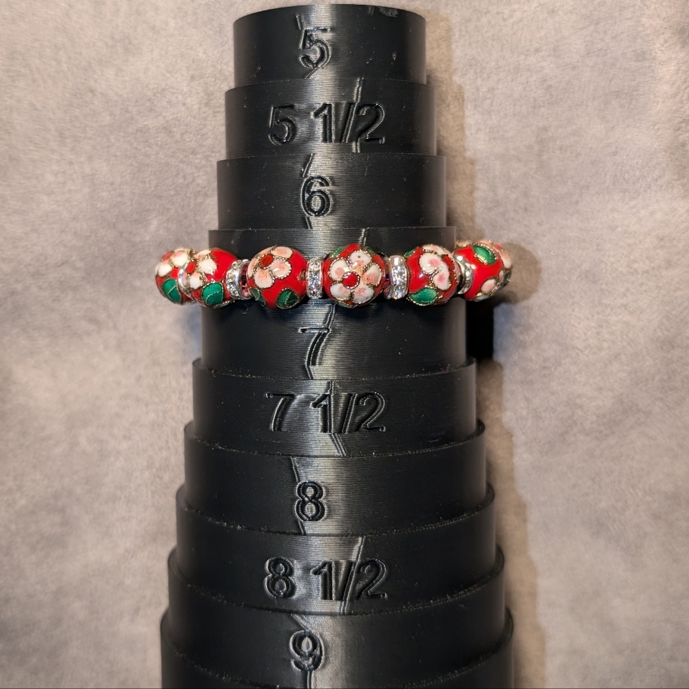 Cloisonne Beaded Bracelet - Picture 8 of 12